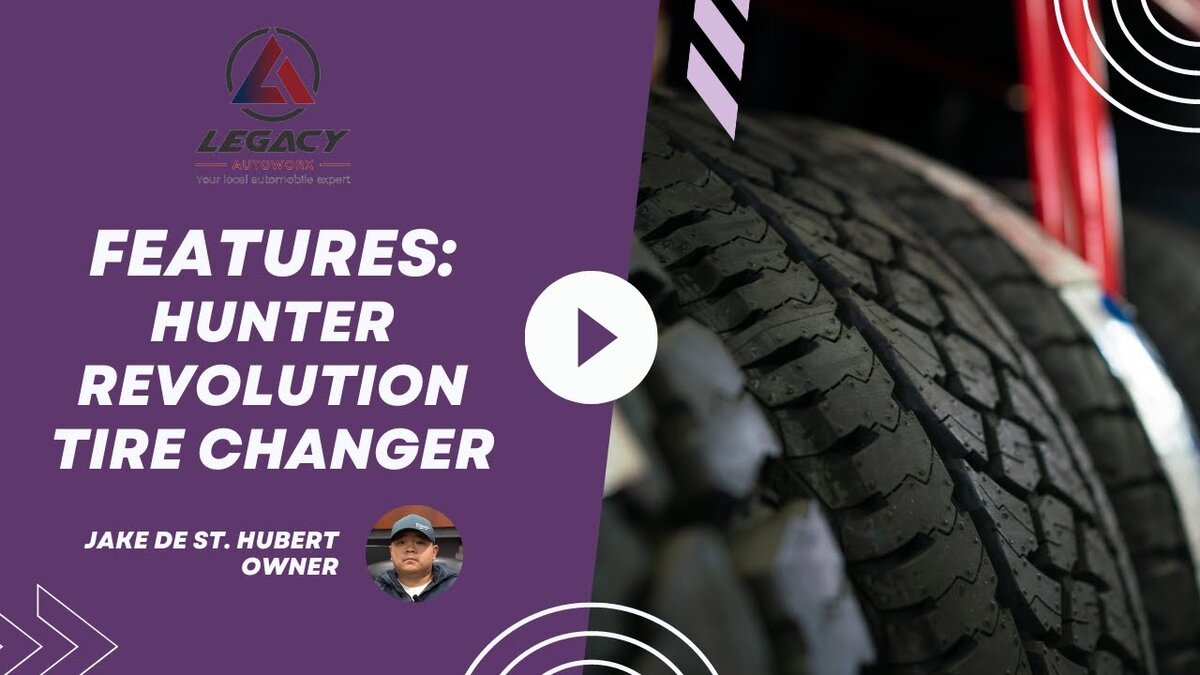 features hunter revolution tire changer